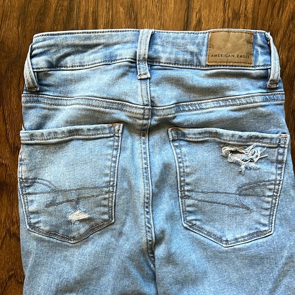 American Eagle super high waist jeggings, size 000 - Picture 7 of 7